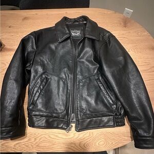 Black Faux Leather Jacket